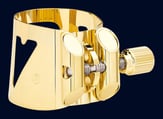Vandoren Optimum Gold Gilded Ligature and Metal Cap Set Alto Saxophone